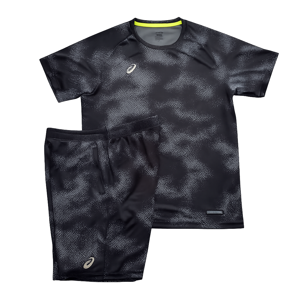 ASICS DISTORTED SET - BLACK