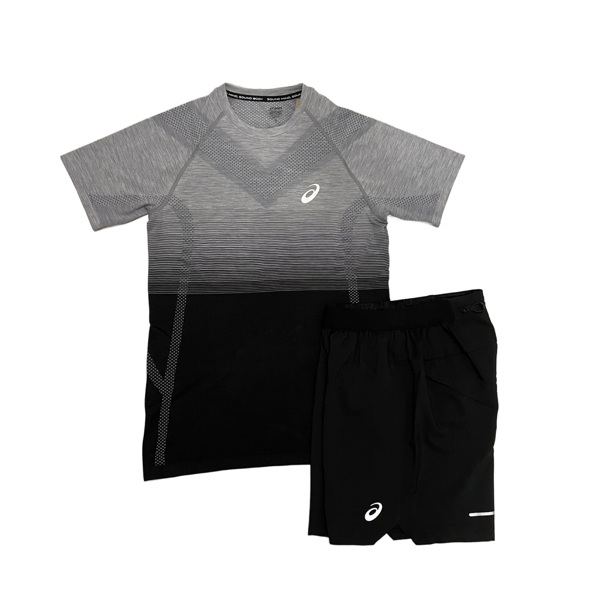 ASICS SEAMLESS T & CORE SHORTS SET - PERFORMANCE BLACK