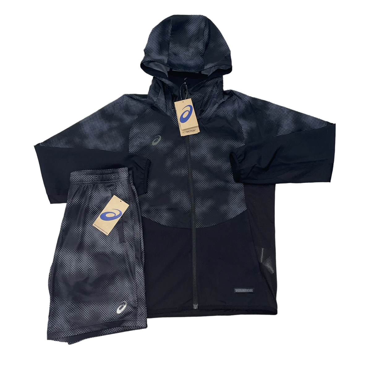ASICS DISTORTED SET - BLACK