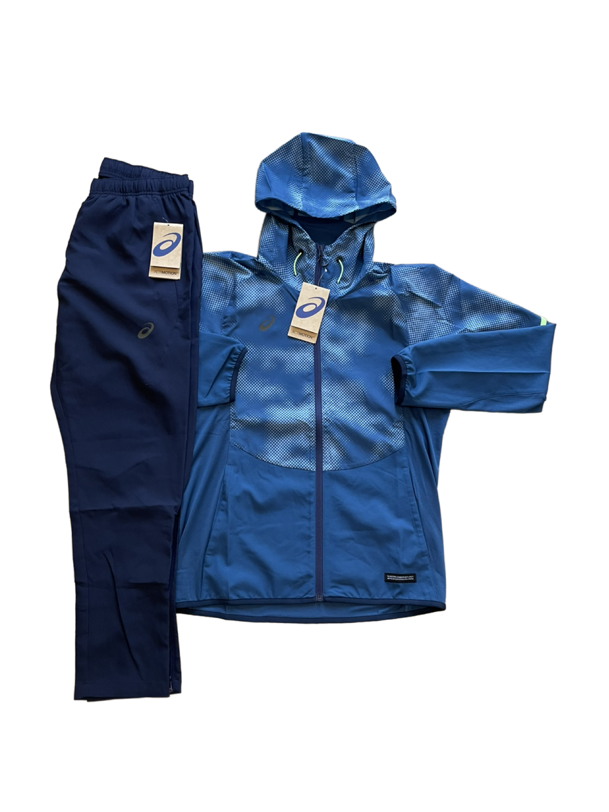 ASICS DISTORTED TRACKSUIT - BLUE