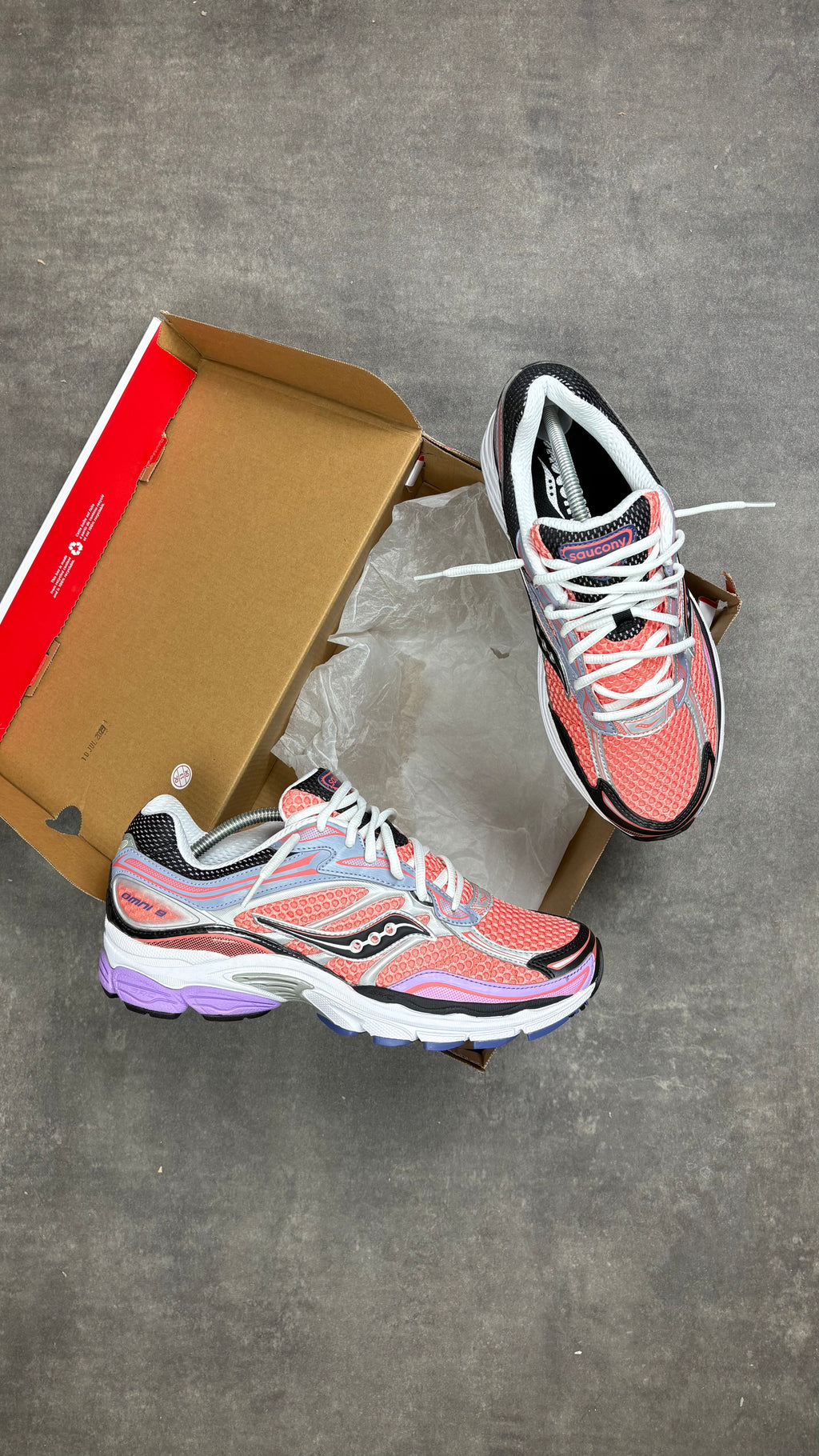 Saucony Pro Grid Omni 9 Pink Purple
