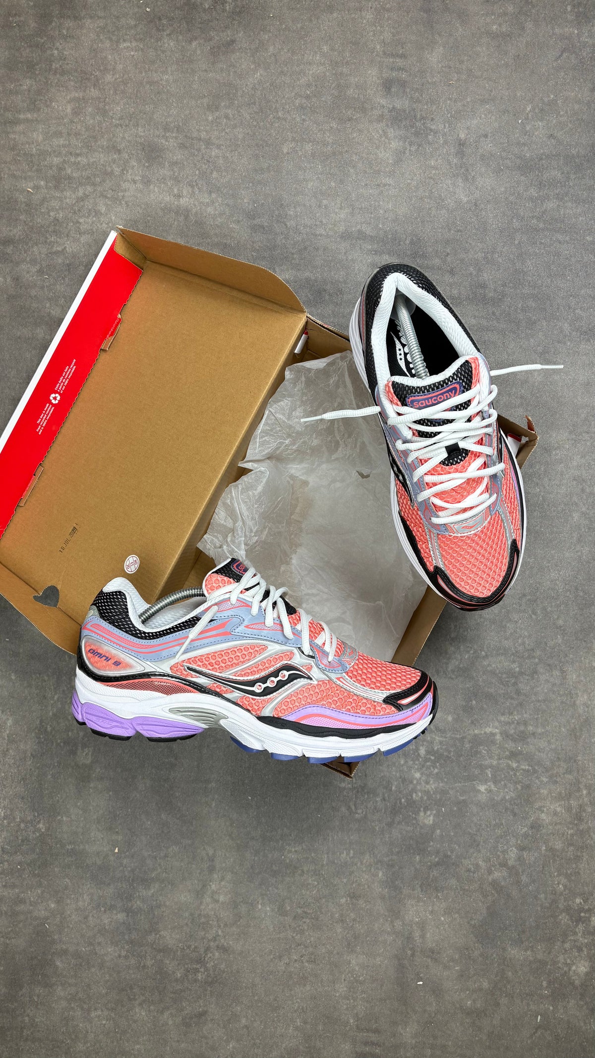 Saucony Pro Grid Omni 9 Pink Purple
